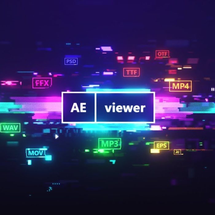 [AE脚本]AE脚本-超强多格式AE资源媒体管理预览神器及教程 AEViewer v1.7.1 支持Win/Mac