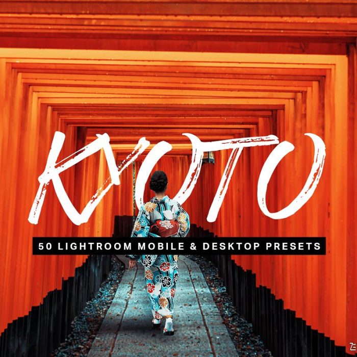 [日系LR预设]日本城市旅拍LR预设+3DLUT预设 50 Kyoto Lightroom Presets and LUTs