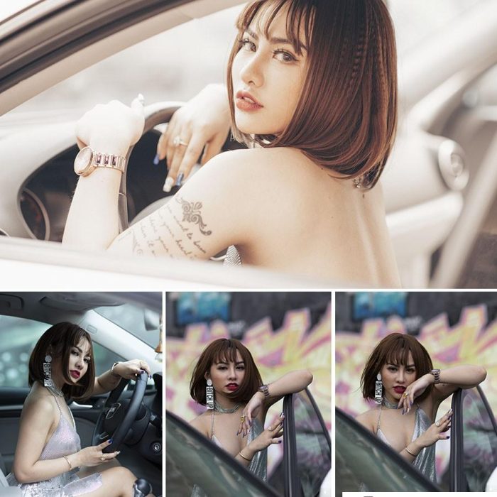 [时尚人像RAW原图]9张性感车模美女人像摄影未修RAW原图素材-CR2格式