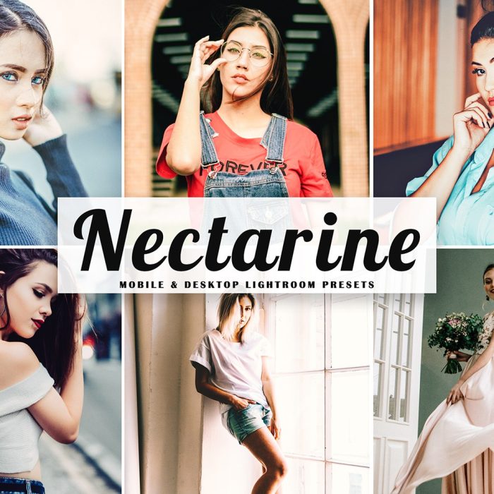 [人像LR预设]INS明亮复古人像LR预设/移动APP预设 Nectarine Lightroom Presets