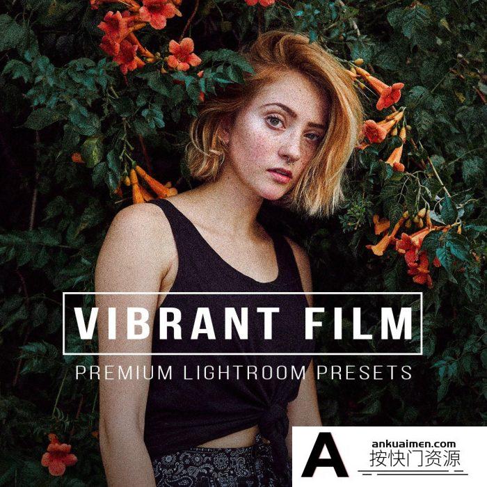 [胶片LR预设]充满活力的电影胶片Lightroom预设 VIBRANT FILM Lightroom Presets
