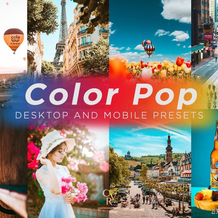 [人像LR预设]明亮通透缤纷色彩Lightroom预设 Colorful Lightroom Presets