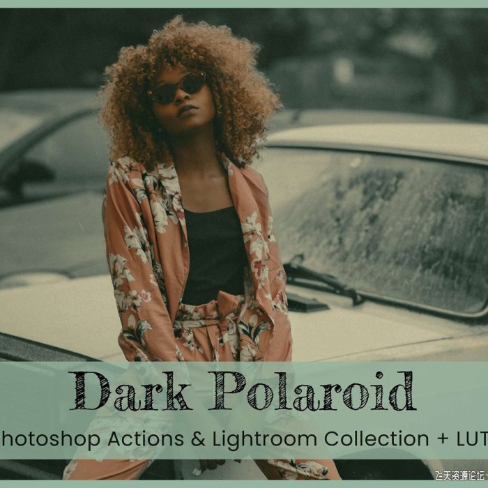 [胶片LR预设]暗宝丽来电影胶片Lightroom预设及LUT预设 Dark Polaroid Preset