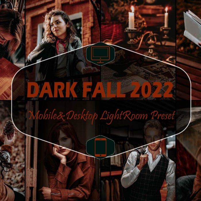 [人像LR预设]2022年秋季情绪黑暗人像Lightroom预设Dark Fall 2022 Lightroom Presets