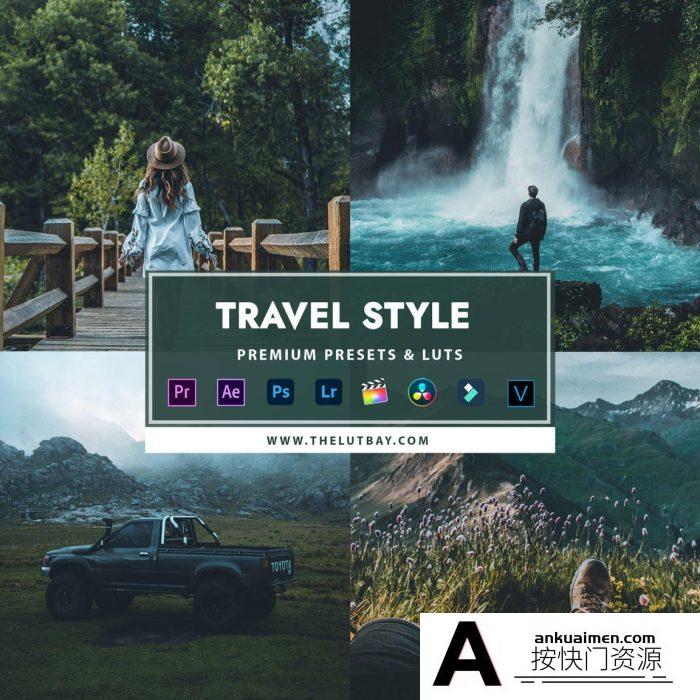 [旅拍LR预设]TheLutbay- 旅拍人像LR预设和旅拍视频后期调色LUT预设