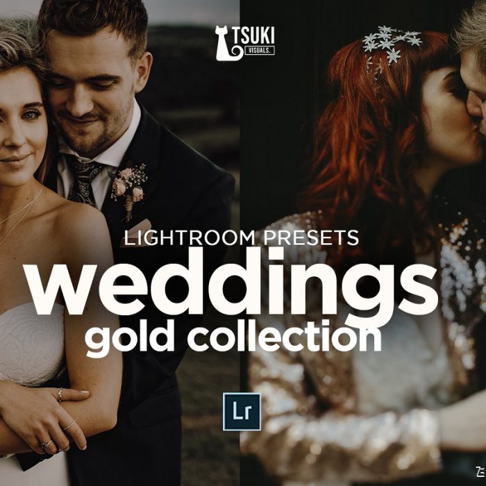 [婚礼LR预设]复古电影胶片婚礼人像LR预设+手机LR预设 WEDDING GOLD PACK LR