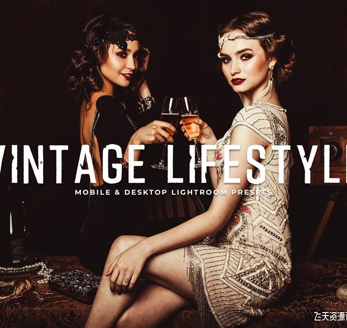 [人像LR预设]时尚复古电影风格Lightroom预设+手机版LR预设 Vintage Lightroom