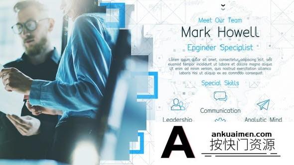 [开场片头]科技感商务企业包装片头AE模板- Worldwide Business Promo