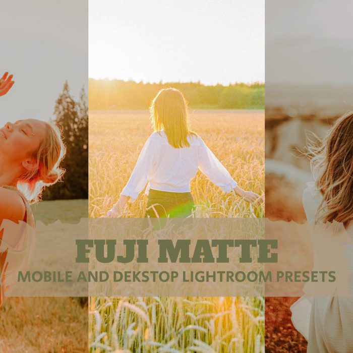 [胶片LR预设]富士胶片磨砂人像调色Lightroom预设 Fuji Matte Lightroom Presets