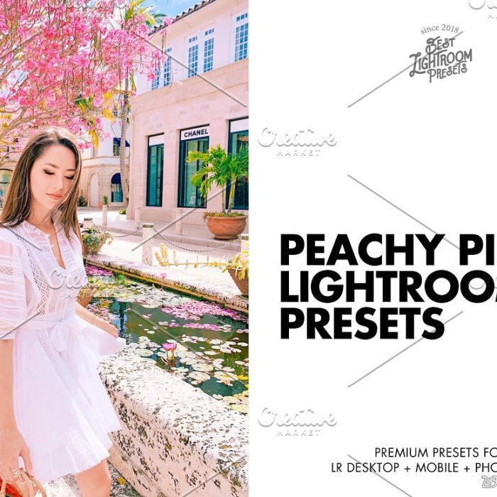 [人像LR预设]粉色电影胶片人像后期调色Lightroom预设 Lighroom Presets Pink Film
