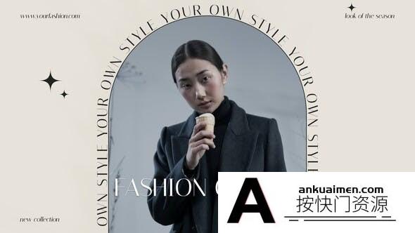 [开场片头]时尚视频人物宣传片头AE模板- Fast Fashion Opener