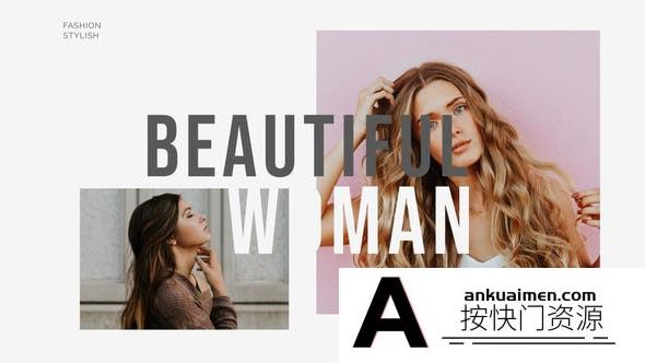 [开场片头]文字图片快速展示片头AE模板- Fashion – Fast Opener