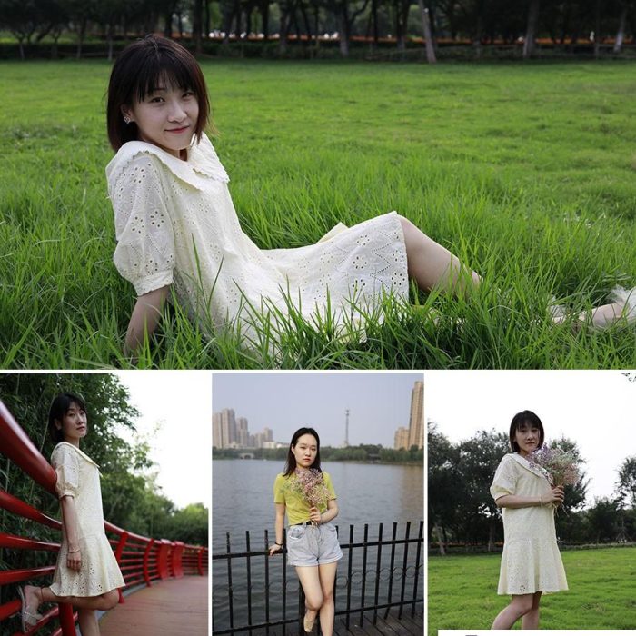 [时尚人像RAW原图]472P青春美少女学生三套服装CR3格式摄影RAW原图