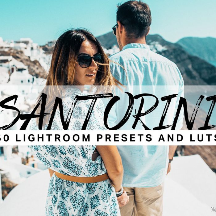 [旅拍LR预设]圣托里尼旅拍蓝调LR预设+3DLUT预设 Santorini Lightroom Presets LUTs