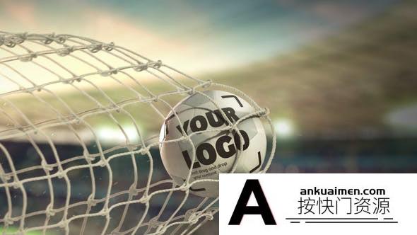 [Premiere模板]PR模板-足球得分标志揭示介绍开场LOGO片头 Soccer Scoring Logo Reveal