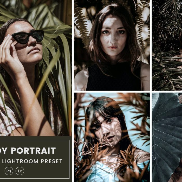 [人像LR预设]喜怒无常情绪人像Lightrom 预设和PS动作 Moody Portrait Action & Lightrom Presets