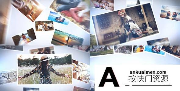 [相册AE模板]空间感照片相册Logo片头AE模板- Elegant Photo Logo