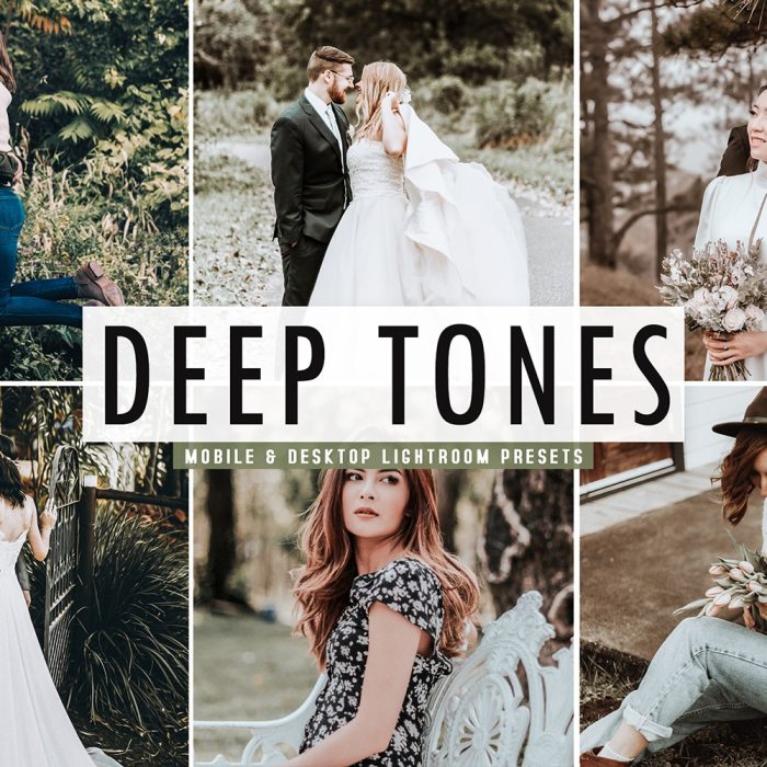 [婚礼LR预设]深色调旅拍婚礼人像LR预设+手机LR预设 Deep Tones Lightroom Presets