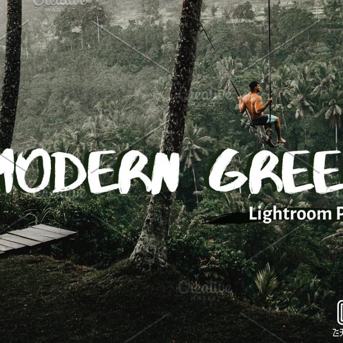 [旅拍LR预设]旅拍森系电影情绪人像后期调色Lightroom预设 Green Lightroom Presets