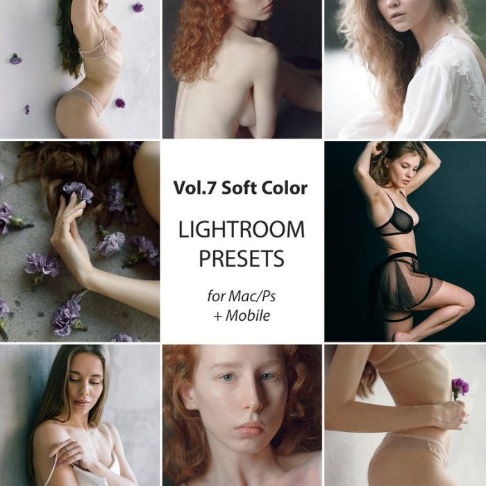 [人像LR预设]俄罗斯摄影师 Pavel Vozmischev清新通柔和梦幻人像LR预设 Pavel Vozmischev – Vol.7 Soft Colours