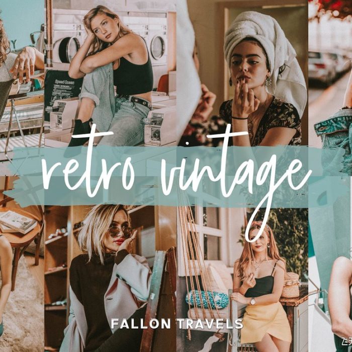 [胶片LR预设]Instagram风格复古电影胶片人像Lightroom预设 Retro Lightroom Presets