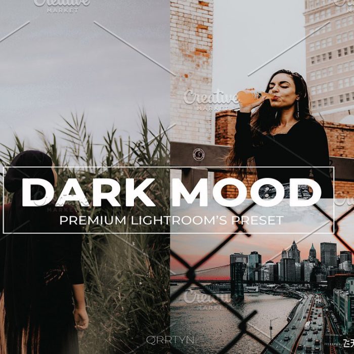 [胶片LR预设]黑暗情绪电影胶片Lightroom预设APP预设 Dark Mood Lightroom Preset