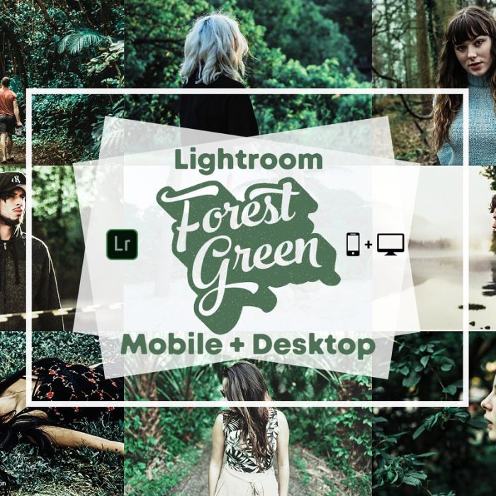 [人像LR预设]森系Lightroom预设+手机版lr预设 Forest Green – Lightroom Presets