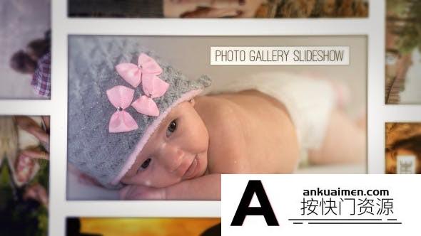 [开场片头]照片墙相册幻灯片开场AE模板- Photo Gallery Slideshow