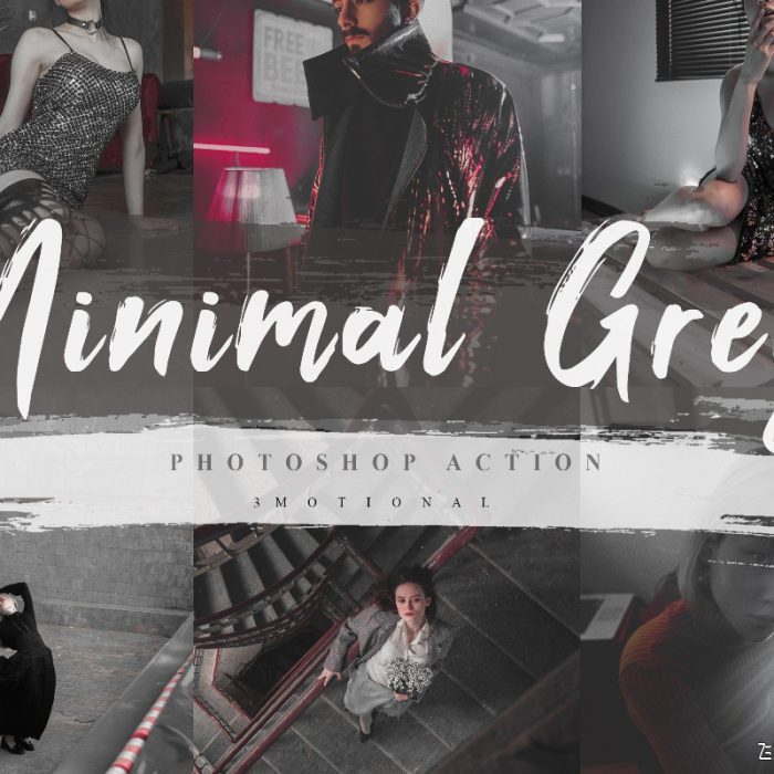 INS风流行极致灰色调电影视频调色LUT预设Grey ACR and LUT