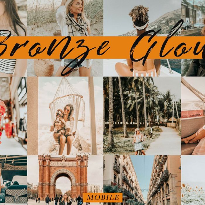 [旅拍LR预设]旅拍人像青铜色调Lightroom预设+手机版lr预设 Mobile LR Presets