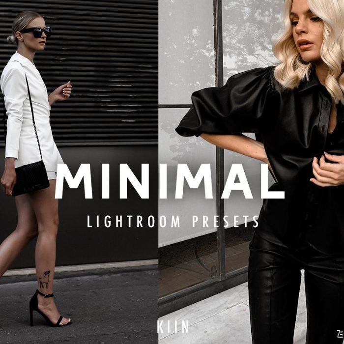 [人像LR预设]低饱和简约时尚人像LR预设/APP预设 MINIMAL BLOGGER LIGHTROOM PRESETS