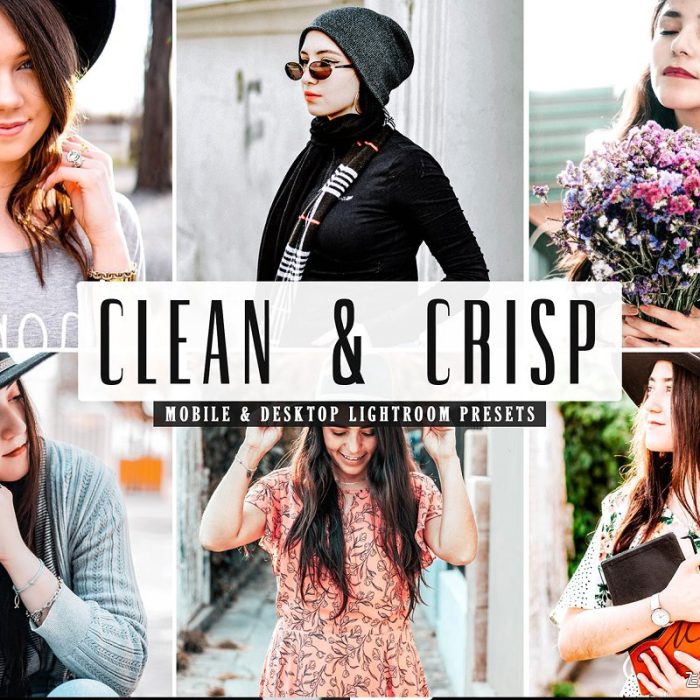 [人像LR预设]干净明亮人像LR预设/手机修图LR预设Clean & Crisp Lightroom Presets