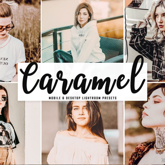 [人像LR预设]INS人像焦糖色调LR预设/移动APP预设Caramel Lightroom Presets