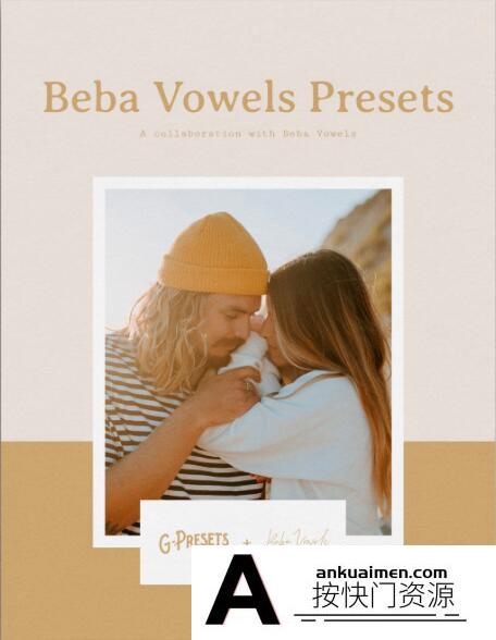 [婚礼LR预设]摄影师 Beba Vowels 经典婚礼人像LR预设 G-Presets Beba Vowels Lightroom Presets