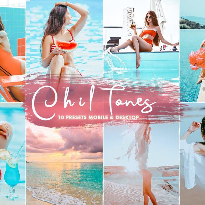[人像LR预设]清新通透INS风人像摄影后期Lightroom预设 10 Chill Lightroom Presets