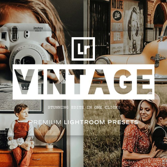 [胶片LR预设]复古胶片Lightroom预设与手机版lr预设 Vintage Lightroom Presets
