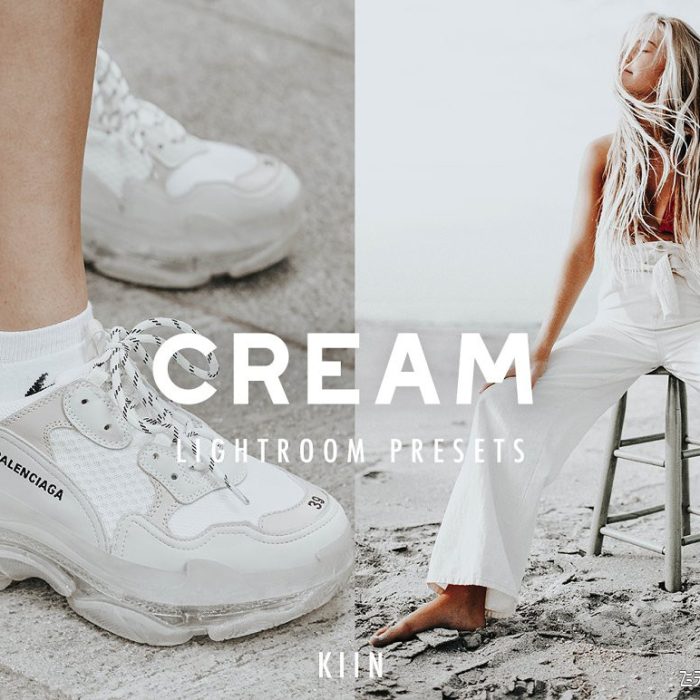 [人像LR预设]通透奶油中性灰调Instagram人像滤镜LR预设/APP预设 CREAM LIGHTROOM PRESET FILTERS