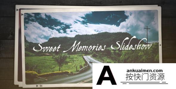 [相册AE模板]甜蜜回忆照片相册片头AE模板- Sweet Memories Slideshow