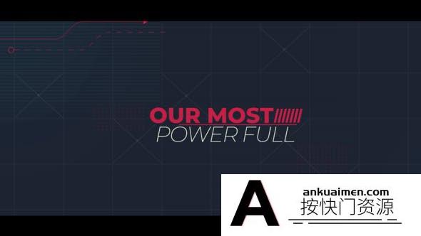 [栏目包装]动感体育视频包装片头AE模板- Sports Intro
