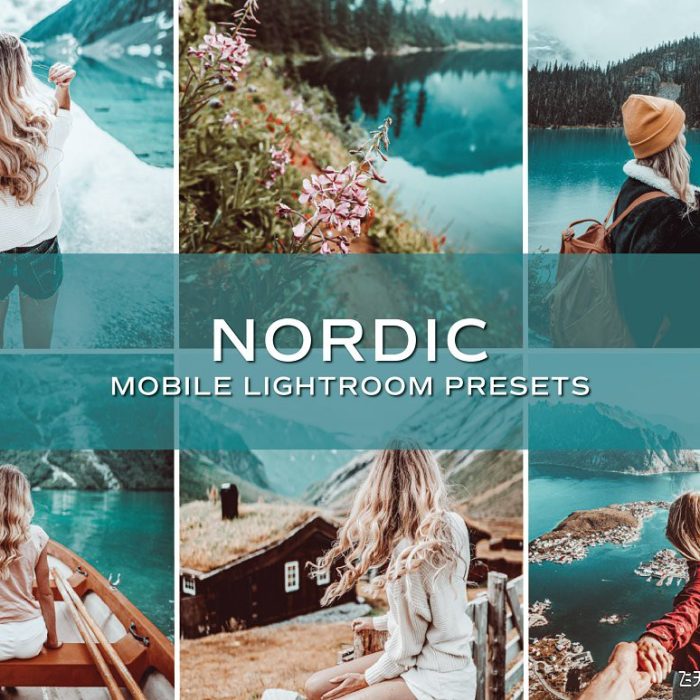 [旅拍LR预设]北欧风INS旅拍人像Lightroom预设/手机APP滤镜 Nordic Lightroom Presets