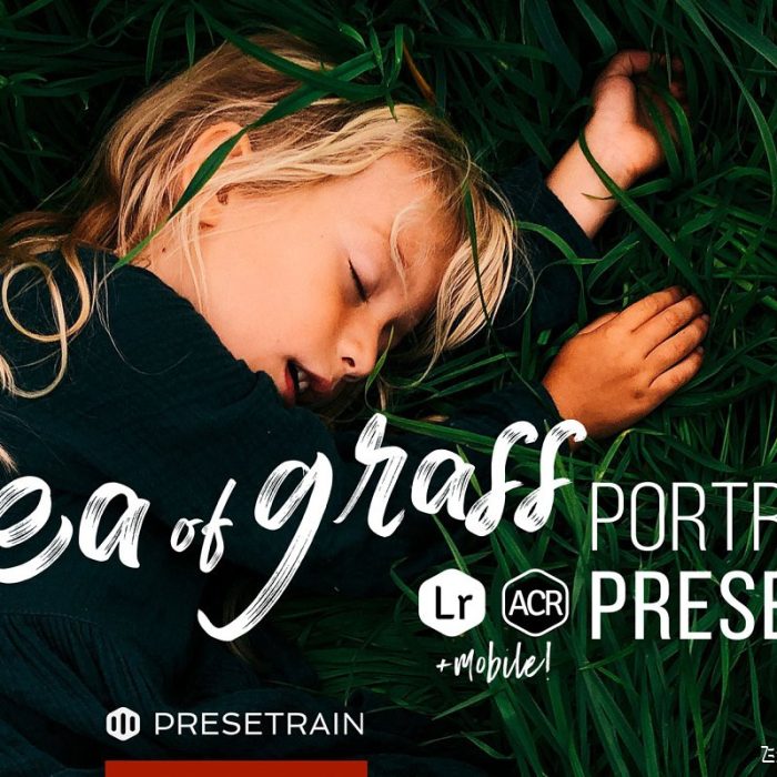 [人像LR预设]清新森系人像LR预设/手机APP调色滤镜 Sea of Grass Portrait Presets