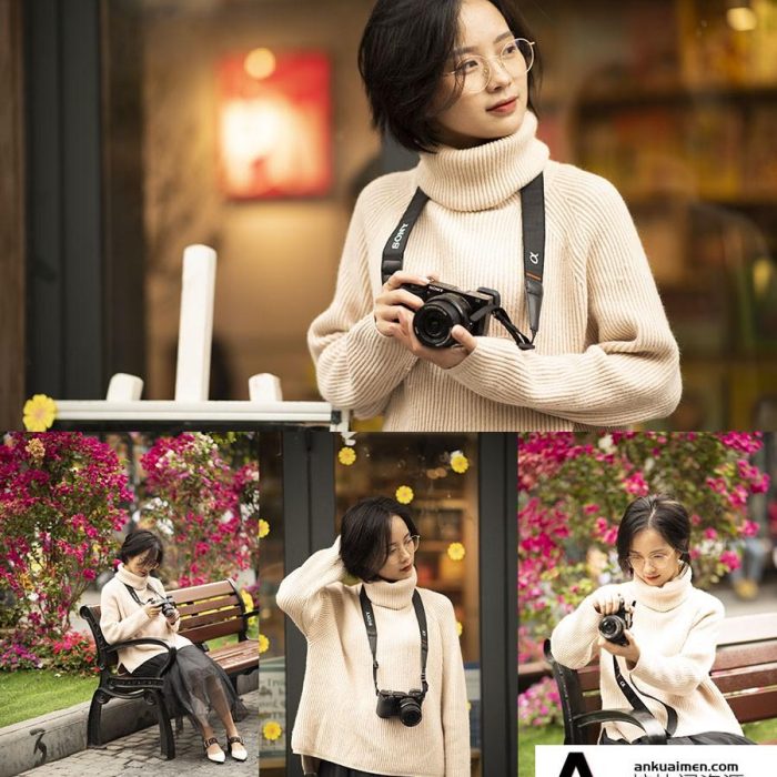 [时尚人像RAW原图]戴眼镜的文艺女青年摄影RAW原片16P,后期修图练习RAW素材