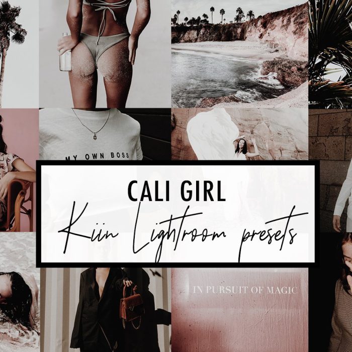 [胶片LR预设]INS博客极简胶片风格LR预设+手机版LR预设CALIFORNIA GIRL LIGHTROOM