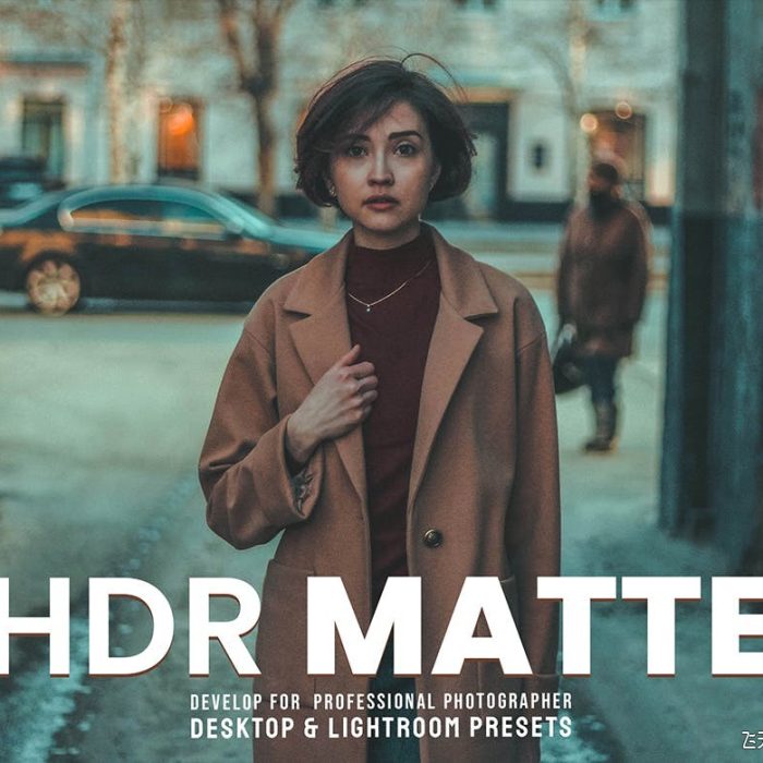 [人像LR预设]HDR电影磨砂人像Lightroom预设 HDR Matte – Desktop and Mobile Presets