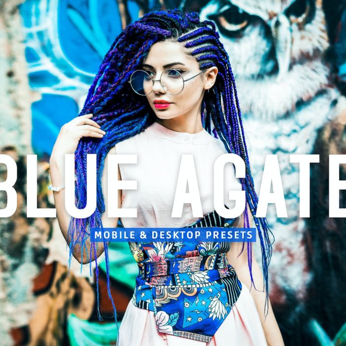 [人像LR预设]通透蓝调人像调色Lightroom预设 Blue Agate Lightroom Presets