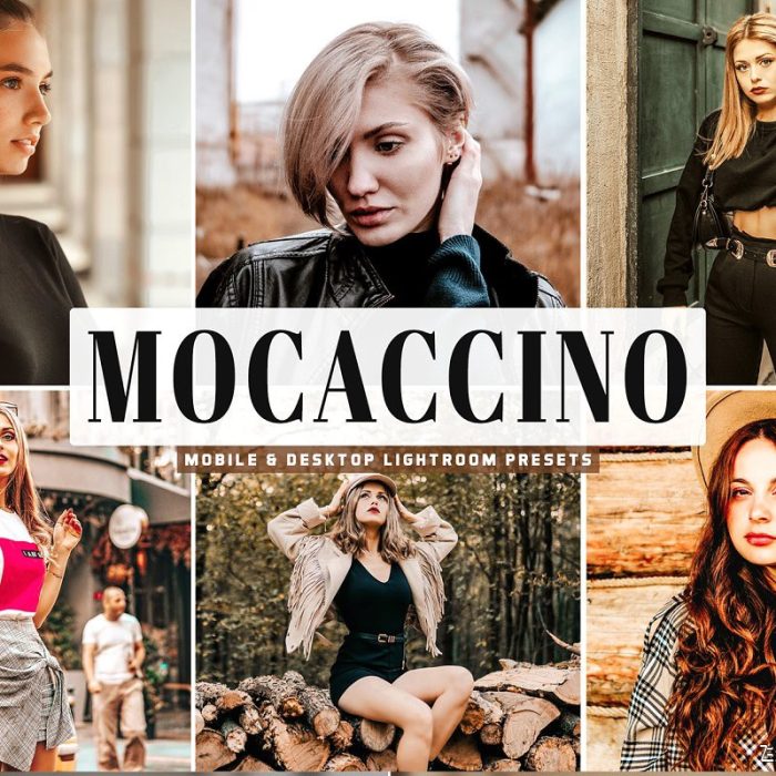 [人像LR预设]复古暖橙色外拍人像LR预设+手机LR预设 Mocaccino Lightroom Presets