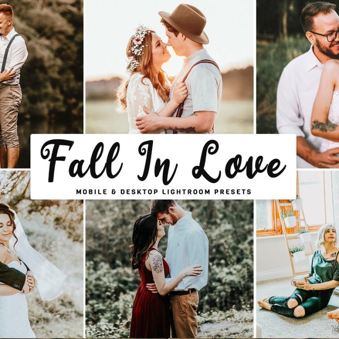 [婚礼LR预设]坠入爱河-通透婚礼胶片Lightroom预设 Fall In Love Lightroom Presets