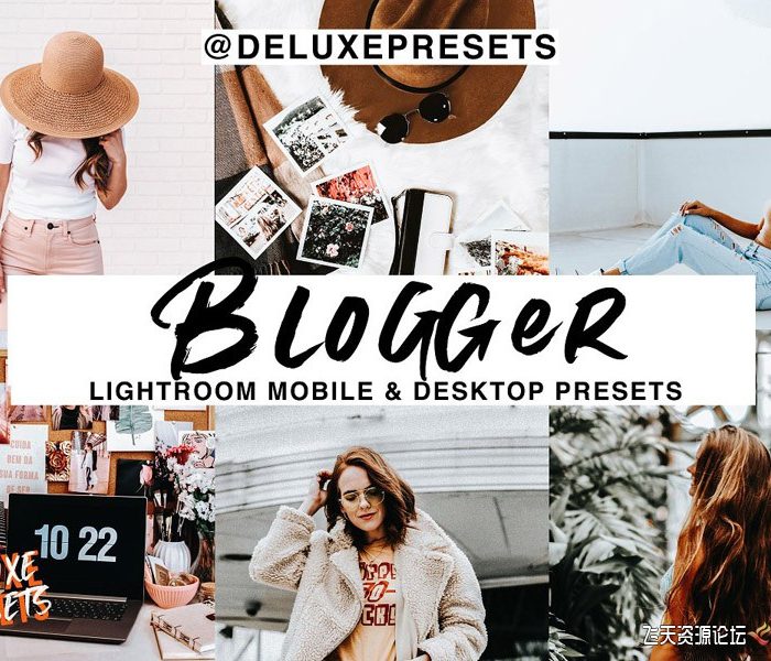 [手机版lr预设]摄影博主胶片感Lightroom预设+手机版lr预设 Blogger Lightroom Presets