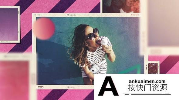 [相册AE模板]动感时尚照片相册开场AE模板- Dynamic Slideshow