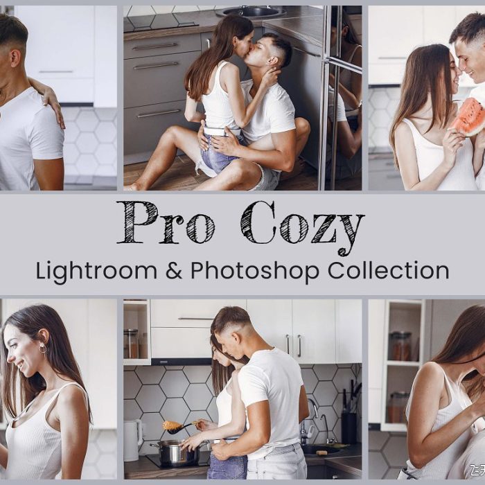 [人像LR预设]INS人像中性胶片风Lightroom预设与手机lr预设 Cozy Home Lightroom Photoshop Preset